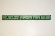 Wellfeet wood sign